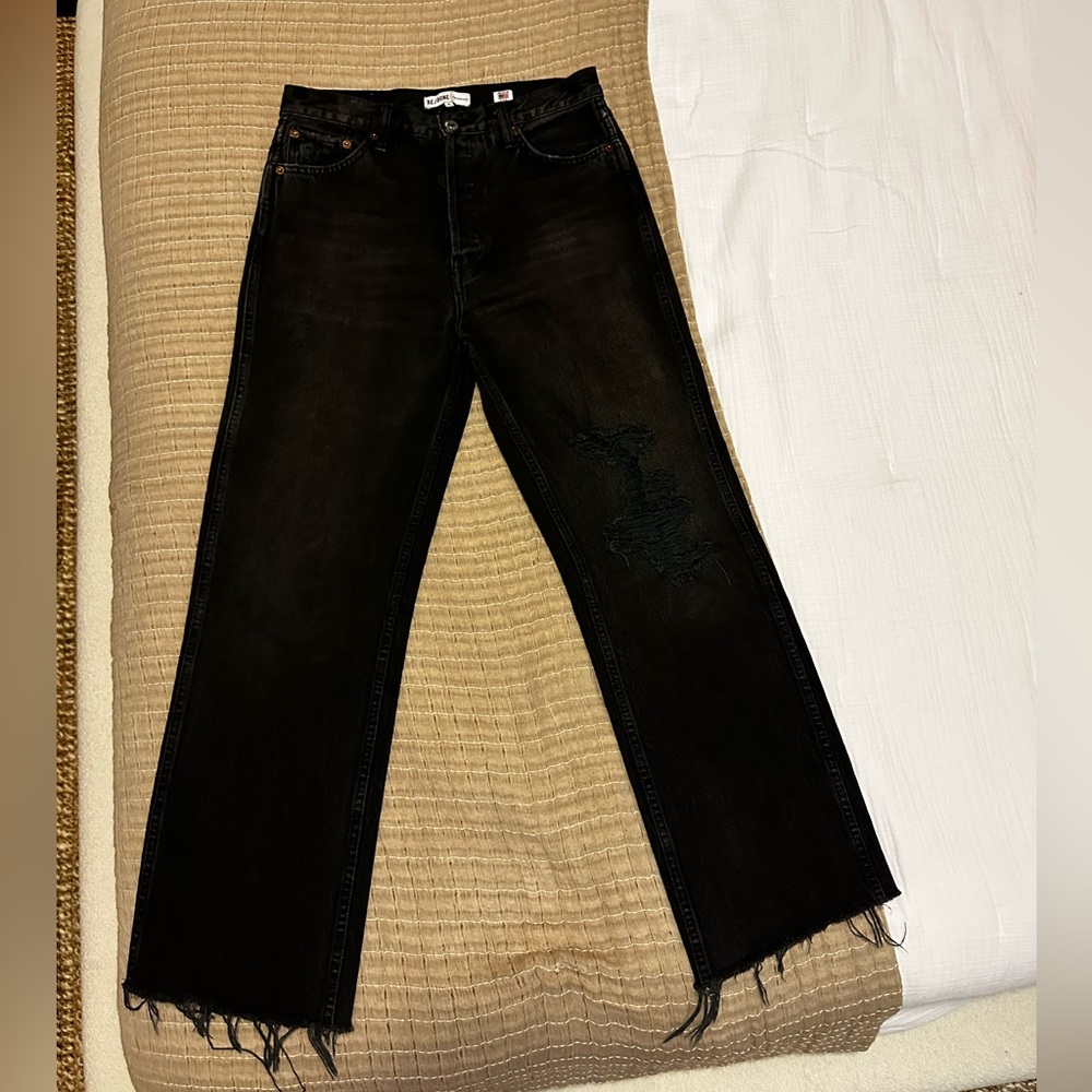RE/DONE
High-Rise Loose Distressed Jeans